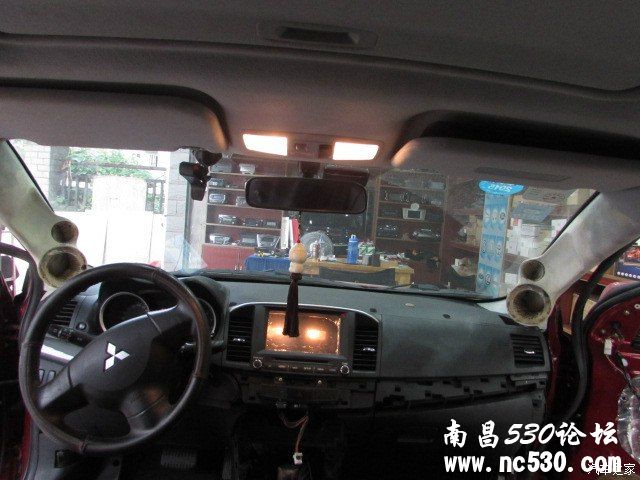 上饶三菱翼神音响改装德国德高主动三分频/先锋P99主机