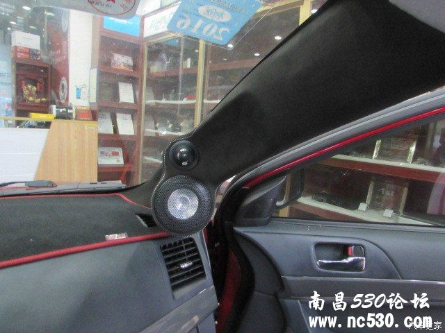 上饶三菱翼神音响改装德国德高主动三分频/先锋P99主机