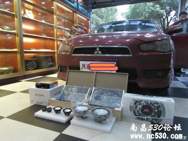 上饶三菱翼神音响改装德国德高主动三分频/先锋P99主机