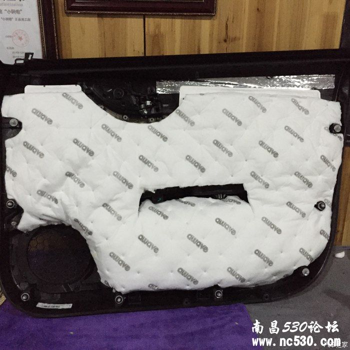 福特翼虎升级歌德FSA216套装喇叭和爱威三层四门隔音