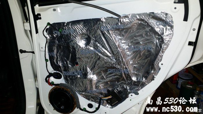 福特翼虎升级歌德FSA216套装喇叭和爱威三层四门隔音