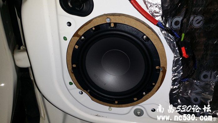 福特翼虎升级歌德FSA216套装喇叭和爱威三层四门隔音