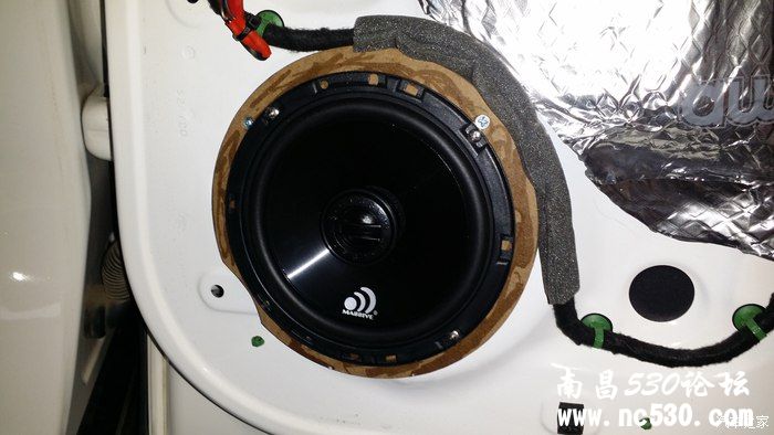 福特翼虎升级歌德FSA216套装喇叭和爱威三层四门隔音