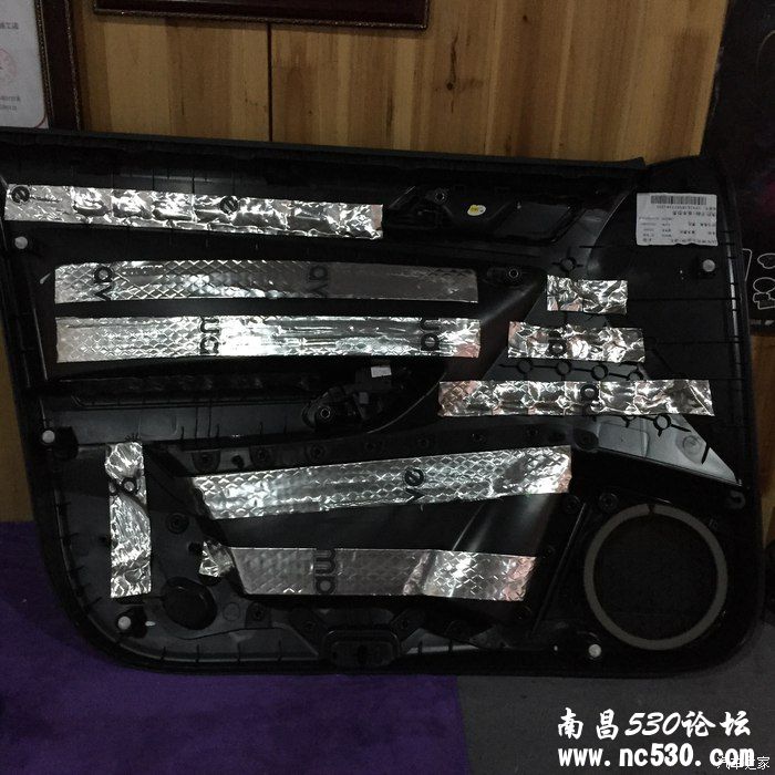 福特翼虎升级歌德FSA216套装喇叭和爱威三层四门隔音