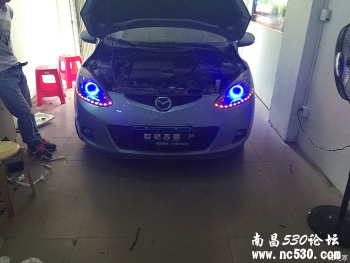 景德镇马自达2升级Q5透镜