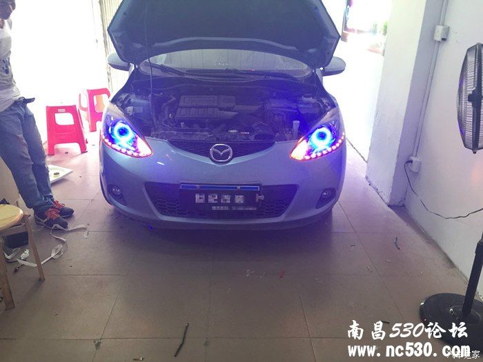 景德镇马自达2升级Q5透镜