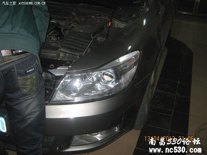 赣州斯柯达明锐改装Q5透镜