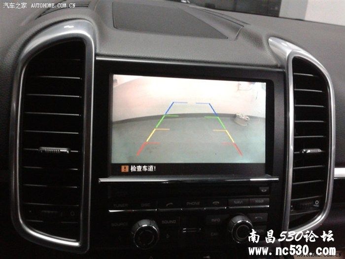 保时捷卡宴升级高清索尼CCD芯片倒车影像