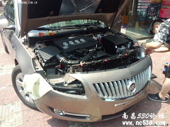 别克君威提车改装作业、、、、、、、、、