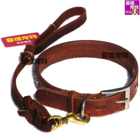 牵引绳与普通项圈带的区别。