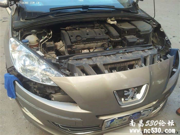 南昌标志408大灯改装进口法雷奥双光透镜飞利浦疝气灯安定器