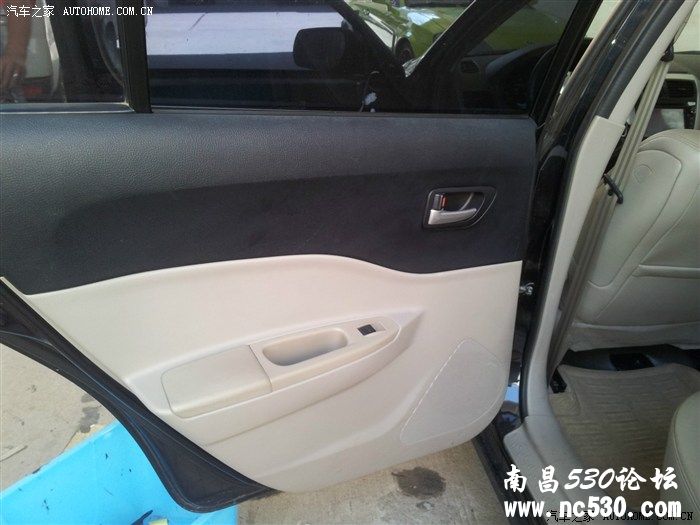 江西南昌奔腾B50改装惠威汽车音响ET600套装喇叭