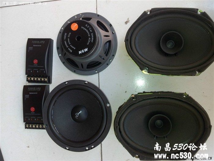 江西南昌奔腾B50改装惠威汽车音响ET600套装喇叭